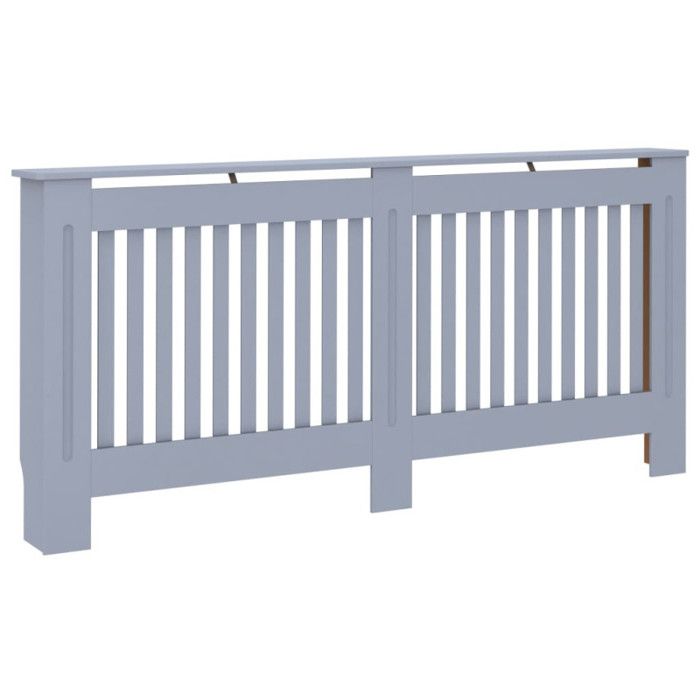 Cache-radiateur Anthracite - VIDAXL - 172x19x81 cm - MDF - Espace de rangement pour livres et ornements