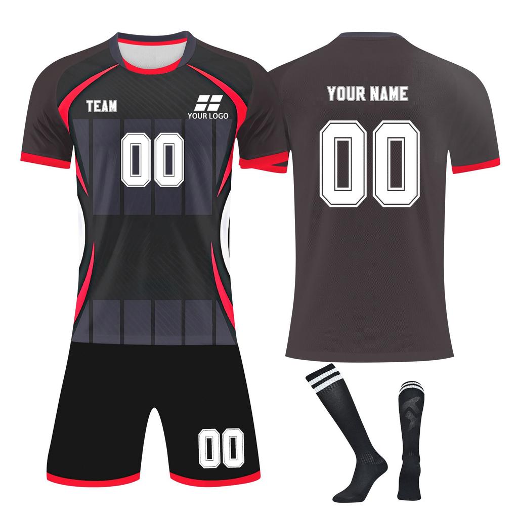 Personalised Shirts Kit Mens Girls With Name Number Custom Football Jerseys For Boys Training Suit