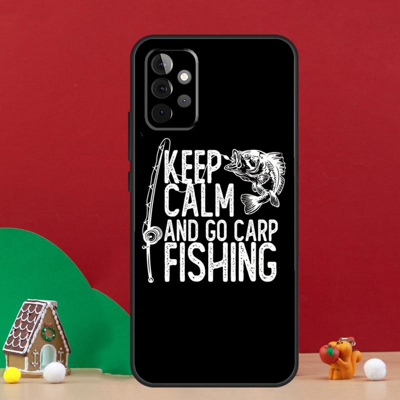 Carp Fish Fishing Rod Case For Samsung Galaxy A56 A33 A13 A36 A23 A52 A32 A12 A54 A34 A14 A16 A53 A15 A35 A55 A17