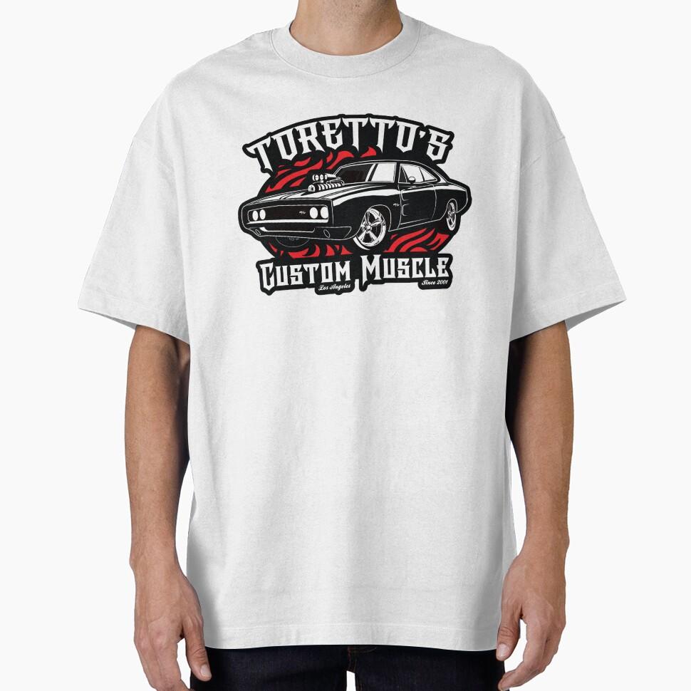 Toretto's Custom Muscle Oversized T-Shirt