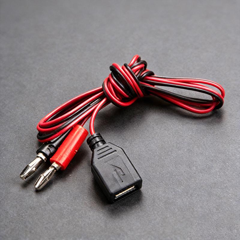 DIY Test Cable USB Male/Female to 4mm Banana Plug a Female Charging Cable USB Socket to Banana Plug Connection Wire