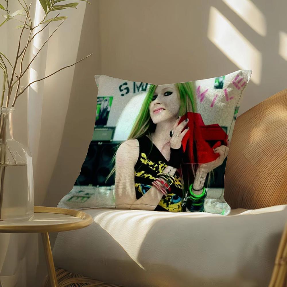 Letgobya-Avrillavigne Pillow Case Pillowcase, Double-Sided Printed, Sofa Cushion, Bedroom Headboard