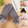 New Fashion Women Gloves Autumn Winter Cute Furry Warm Mitts Full Finger Mittens Women Outdoor Sport Female Gloves Screen