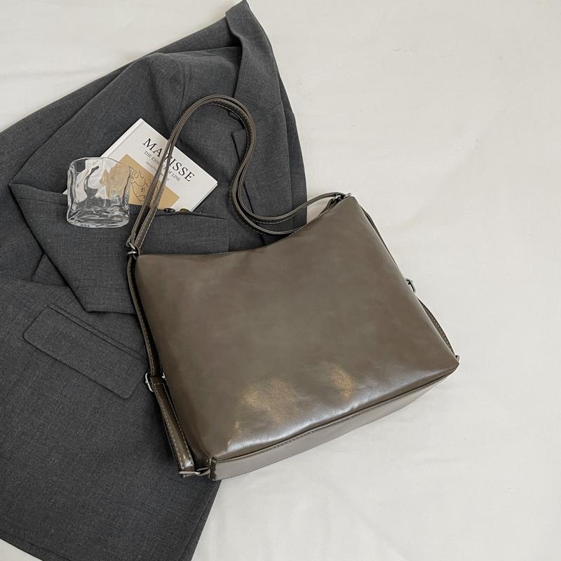 Сумка для поездок на работу Большая вместительная сумка через плечо Женский рюкзак Мягкая кожаная сумка-тоут Сумка через плечо