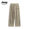 JEEP SPIRIT Men's Autumn Heavy Straight-Leg Casual Sweatpants