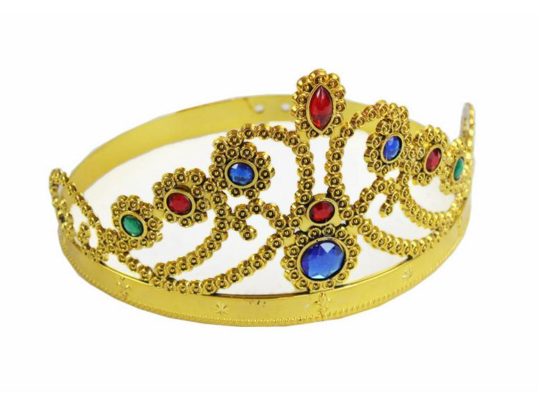 Детский плащ принцессы и короля на Хэллоуин - 80 см, ярко-золотой и серебряный