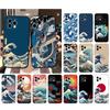 Great Blue Wave Ocean Phone Case For iPhone Samsung Galaxy Redmi Xiaomi Oppo OnePlus Note S A 7 8 9 10 11 12 13 14 20 21 22 23 53 54 Pro Max Ultra