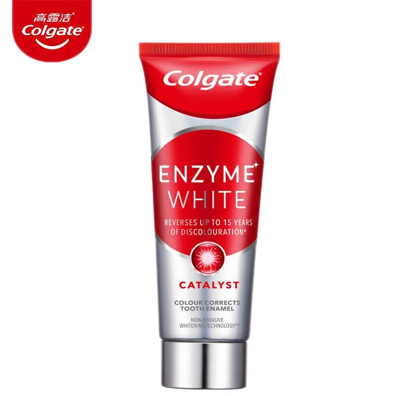 Colgate Отбеливающая зубная паста с ферментами в красной тубе