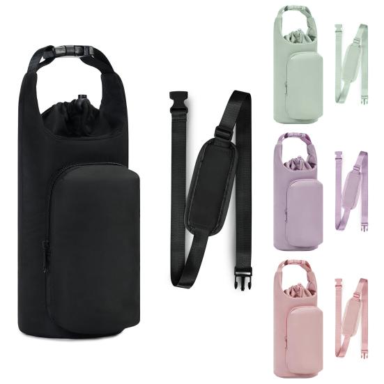 Сумка для переноски бутылки с водой с карманом для телефона 32/40 унций универсальная бутылка для воды