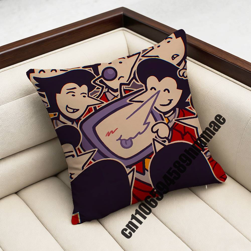 Game DDeltarune Spamton Throw Pillow Case Sham For xcm xcm Square Home Pillowcase Cushion Cover