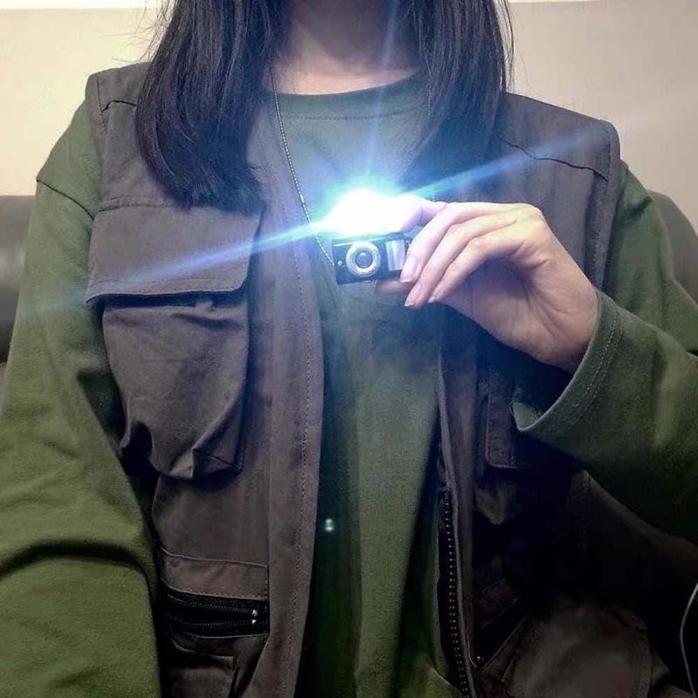 Unisex Punk Men Women Flash Camera Fashion Jewelry Sweater Chain Music Pendant Necklace