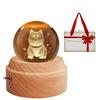 Authentic Music Box with Gift Popular Gift for and Features Crystal LED Ambient USB Projection Wooden Bedside Romantic Soothing Perfect for and