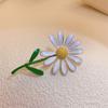 Брошь в виде ромашки в корейском стиле для воротника костюма в виде ромашки, индивидуальная брошь в том же стиле для женщин GD