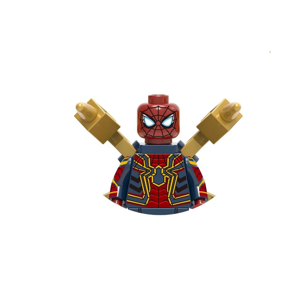 Дисней Горячий 3D мини Набор моделей персонажей супергероев Мстителей Строительные блоки Сборные игрушки Подарки на день рождения детям Мальчикам Девочкам