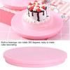 2Pcs Mini 360 Degree Rotating Cake Base Stand Decorating Turntable Kitchen Baking Tool