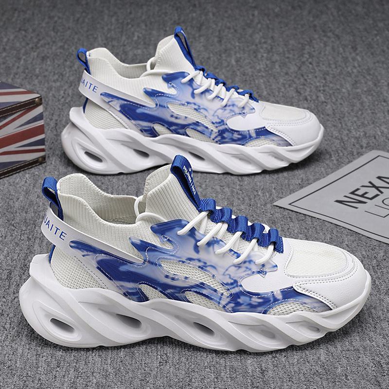 Autumn and Winter New Men's Shoes Athleisure Shoes Plus-size Trendy Shoes Outdoor Anti-slip and Wear-resistant Running Shoes