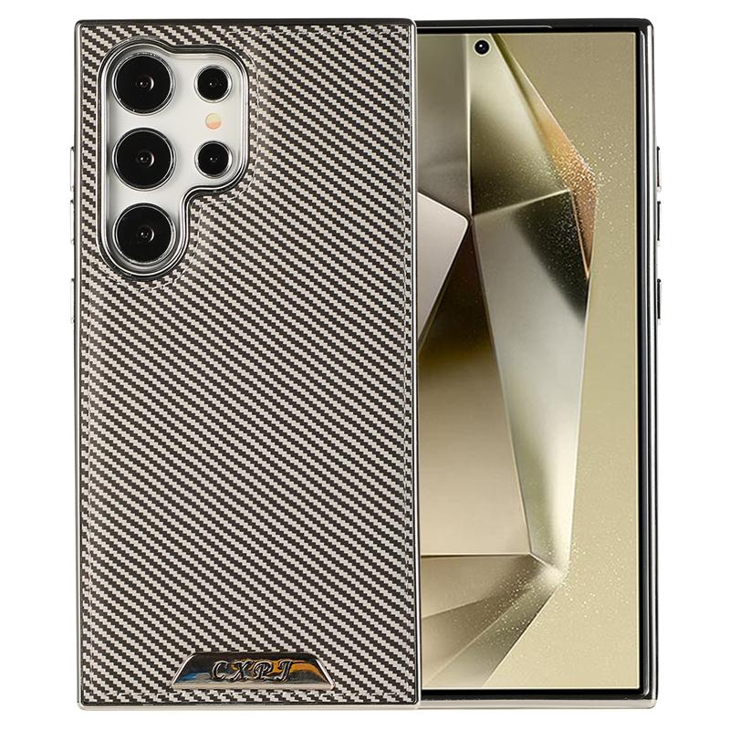 Роскошный магнитный чехол из углеродного волокна Magsafe для Samsung Galaxy S24 S22 Ultra S23 Plus S24Ultra S23Ultra Macsafe задняя крышка