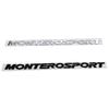 Наклейка с логотипом MONTERO SPORT на капот, эмблема, наклейки на автомобиль для Mitsubishi Montero, 3D логотип, передняя головная часть, задний багажник, наклейки для рестайлинга, аксессуары