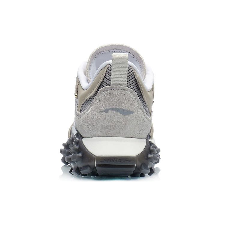 Li Ning Overload Shock Absorbing Non-Slip Wear Resistance Lightweight Low-Top Sports Casual Shoes Мужские кроссовки Suede-Brown ARYR025-2