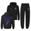 NEW RONLDO Signature Hoodie KIDS Tracksuit CR#7 Football Nassr 2025 Jersey
