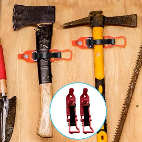 4Pcs Shovel Brackets Metal Clamps Rustproof Strong Load-bearing Quick Release Equipment Tool Holder Mount Car Accessories