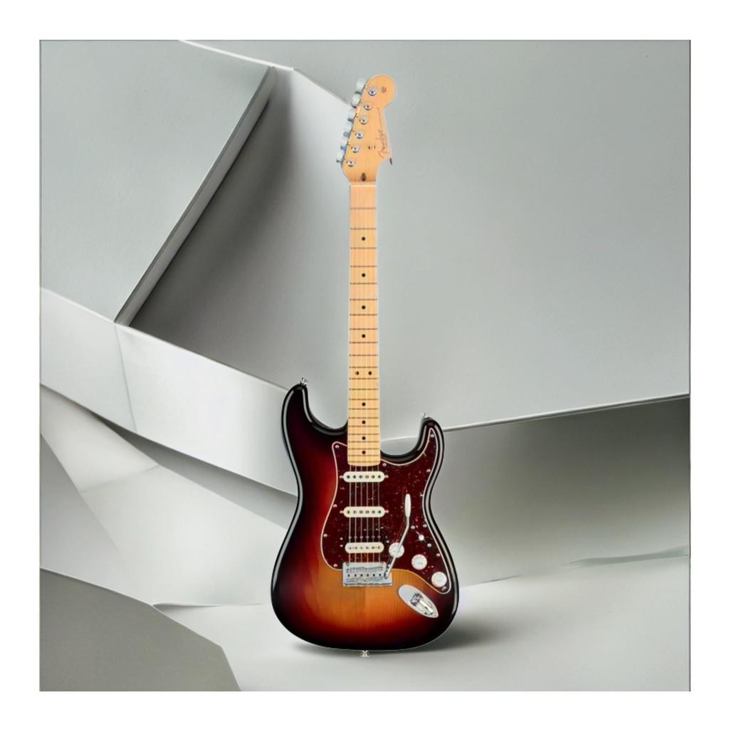 Fender Electric Guitar American Professional II Maple Sunburst Stratocaster® HSS, Fingerboard, 3-Color