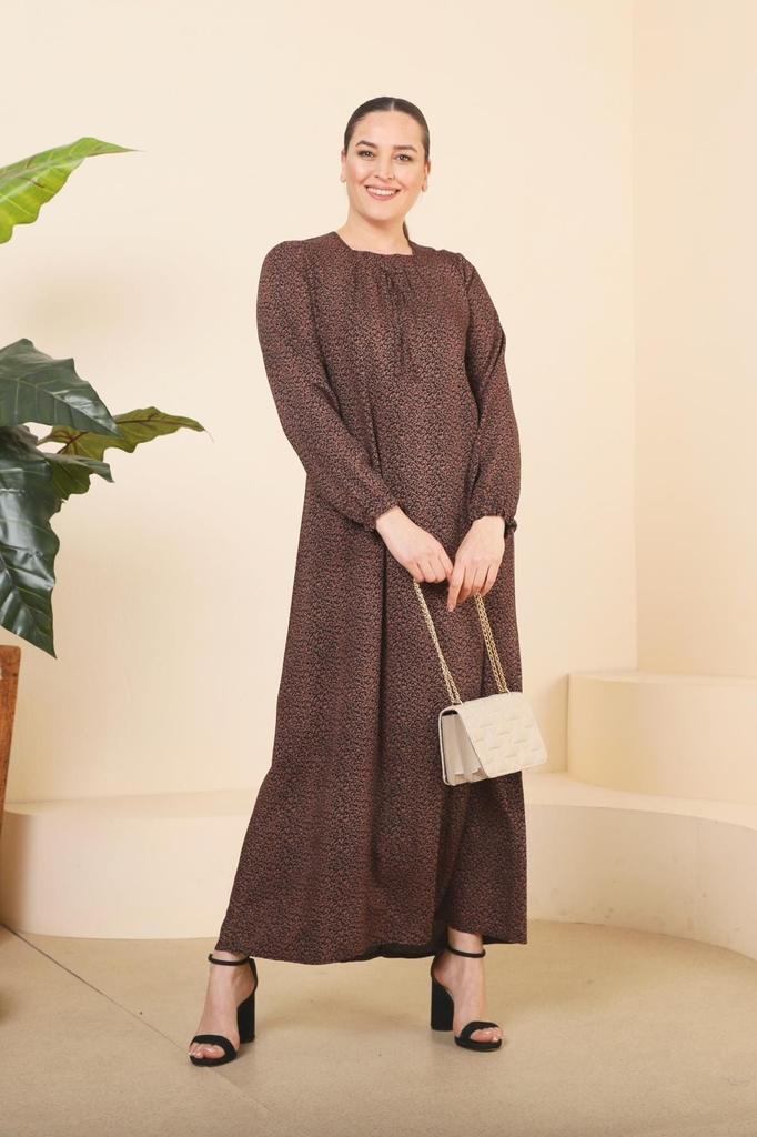 Женское платье большого размера, длинное повседневное платье для мам с хрустящим узором больших размеров