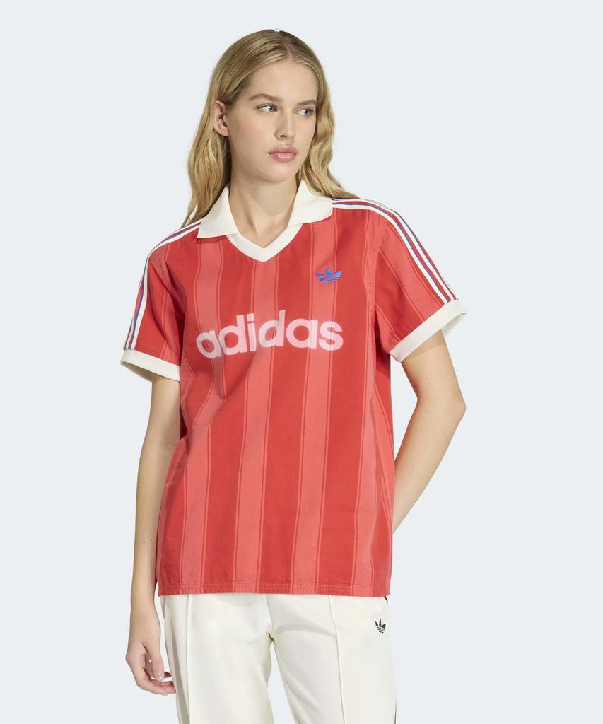adidas Футбольная майка из твила - Полуглянцевая красная / Kf5750