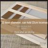 Russian Pine Solid Wood Sun-Drying Incense Tool - Handmade Incense Drying Rack with Compass