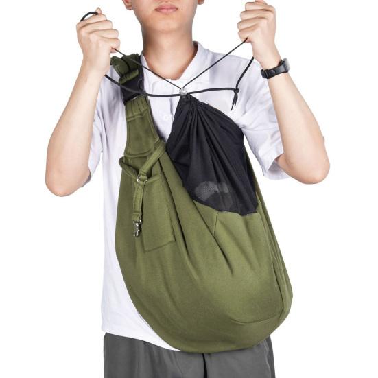Pet Puppy Carrier Bag Comfortable Single Sling Handbag with Shoulder Hook Small Bag for Traveling with Cats And Dogs