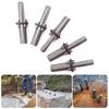 5Pcs Wedge and Feather Shims Heavy Duty Stone Splitting Tool for Concrete Rock Stone Splitter Marble Granite Hand Tools