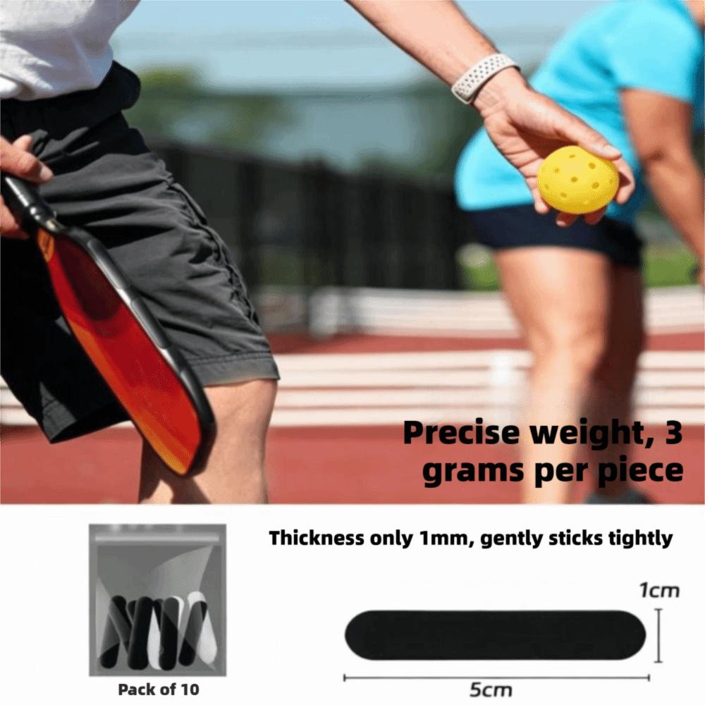 10Pcs Custom Balance Pickleball Paddle Weight Tape Self Adhesive Paddle Balance Strips Racket Frame
