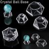 Fixed Seat Quartz Sphere Holder Acrylic Display Stand Crystal Ball Base Transparent Pedestal