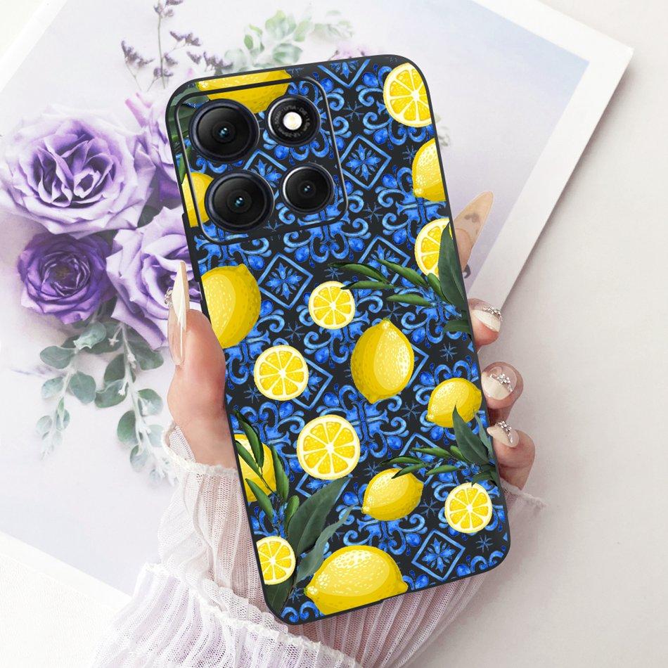 For Motorola Moto G86 Power Cute Flower Butterfly Cat Painted Case For Moto G86 G86Power Black Silicone Soft Phone Cases