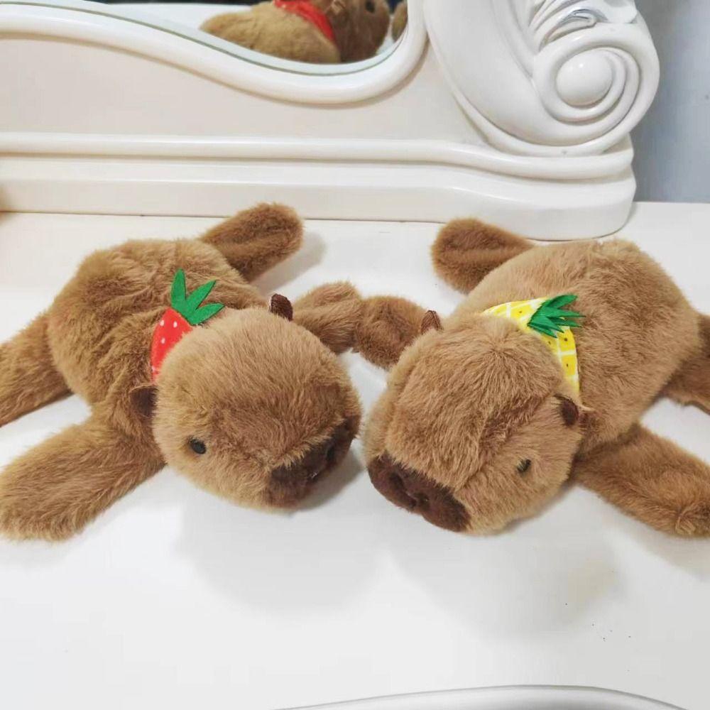 Stuffed Animals Capybara Plush Papa Circle Brown Lovely Capybara Wrist Circle Hand Ring