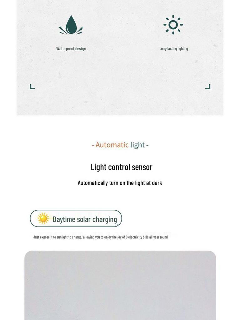 Solar Waterproof Outdoor Lights – Automatic Dusk On for Garden, Lawn, Wall, and Fence Decoration.