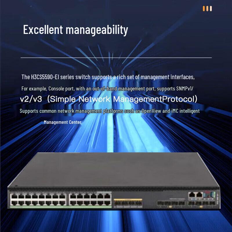 H3C S5590-28T8XC-EI-H3 Enterprise Network Switch