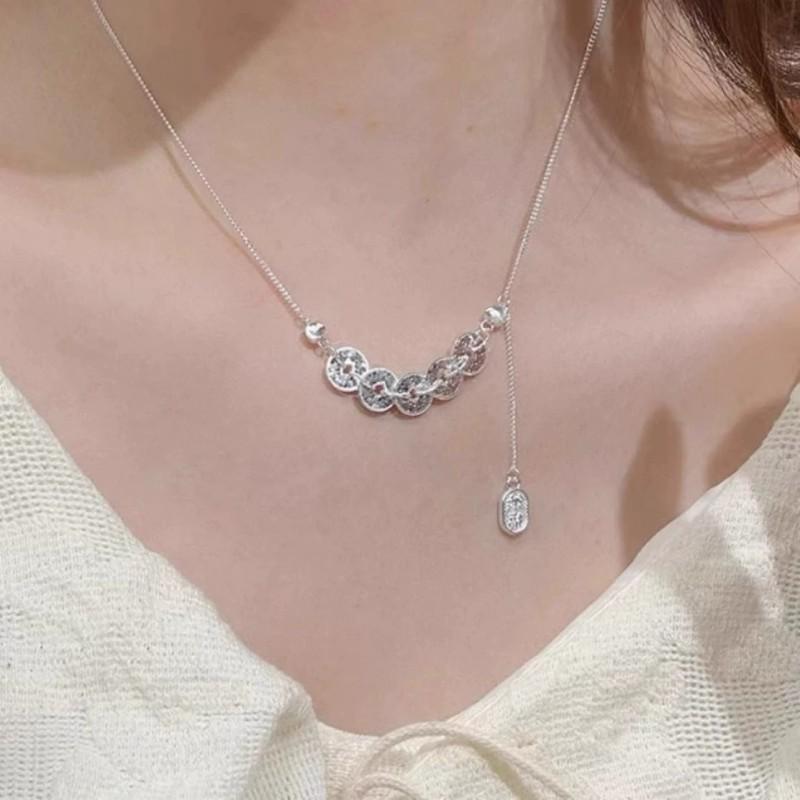 Elegant Pearl Pendant Necklace Women Minimalist Heart Charm Chain Titanium Steel With Gold Plating Lightweight