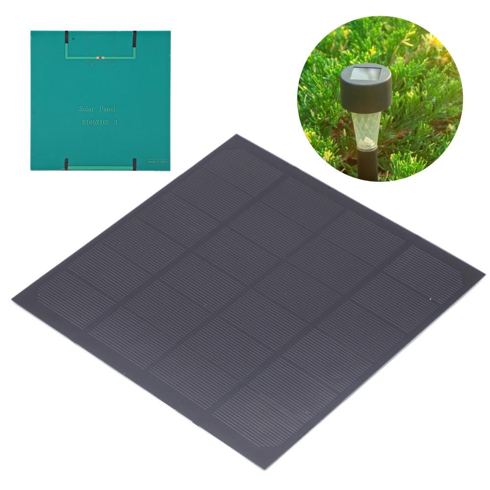 Portable Solar Charger 6V 4.5W Photovoltaic Panel Durable Solar Cell Charger  Lowpower Applications