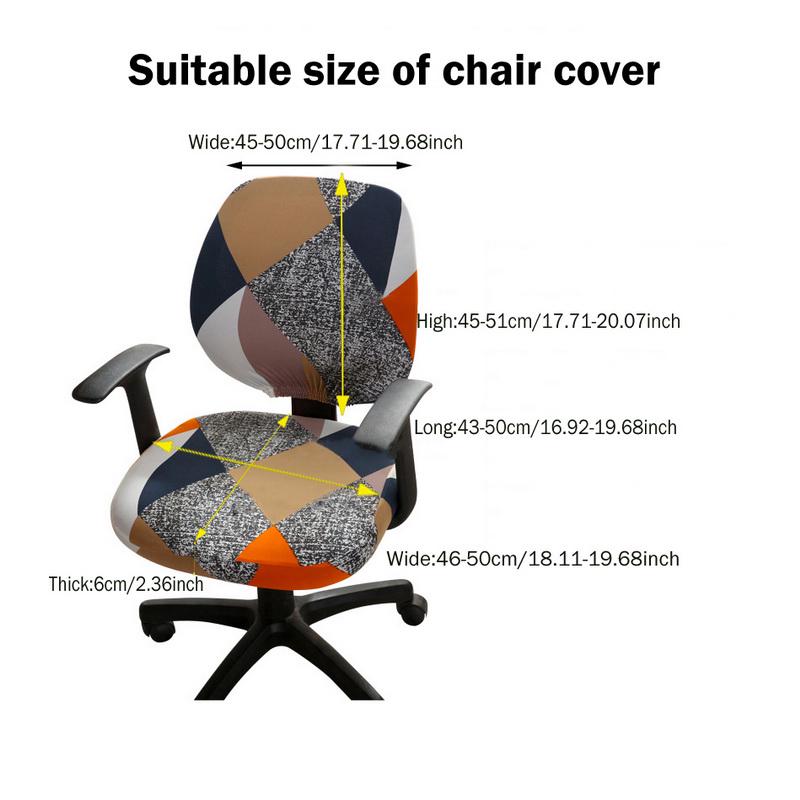 Universal Size Jacquard Dining Chair Cover Spandex Elastic Chair Slipcover Case Stretch Chair Cover for Office Home