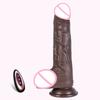 Thrust Realistic Penis Vibrator with Vibration and Heating Mode Suitable for Gspot Stimulation Remote Control Strong Suction Cup