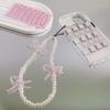 Милый Очаровательный Бантик Телефонная Цепочка Для Женщин Девочек Телефон Ювелирные Изделия Ремешок Бисерный Шнурок Подвесной Шнур Аксессуары Ccd Камера Подвеска