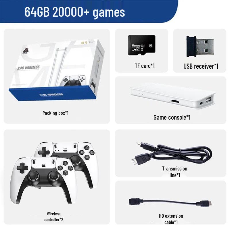 Игровая консоль Crossm15 Retro HD 4K HDMI Беспроводная с двумя игроками Аркадная
