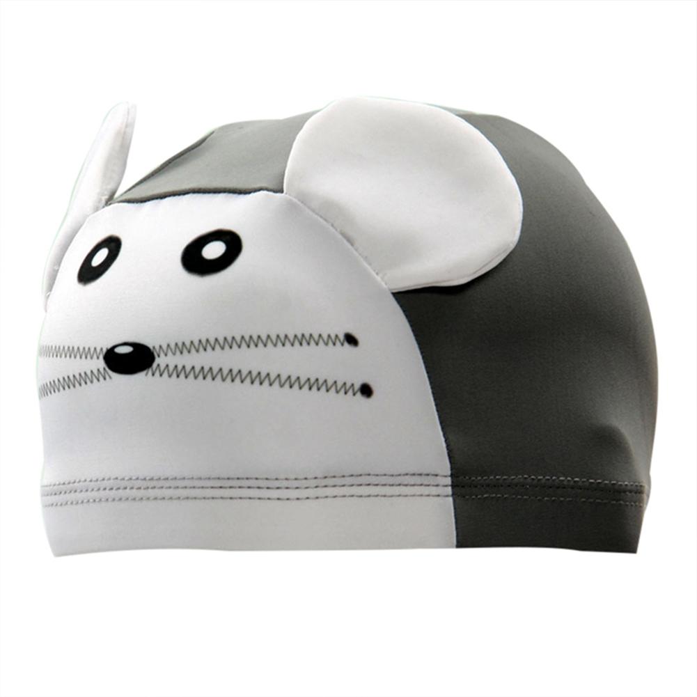 Swimming Caps Cartoon Animal Shape Anti-slip Hat For Children Kids Headwear