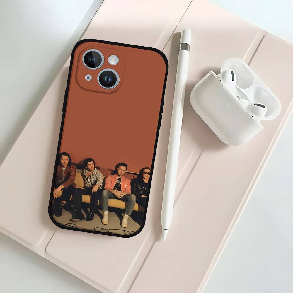 Обезьяны Рок-группы Черный Чехол Для Телефона Подходящий Для IPhone 17,16,15,11,13,14 Pro Max,Plus,X,Xr,Xs Max,13Mini