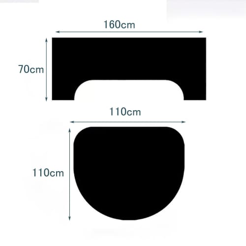 NEONMAN Soundproof Rug for Upright Pianos, Piano Rug Set, Noise Reduction and Shock Absorption, Special Mat for Digital Pianos, Soundproof Damping Flo