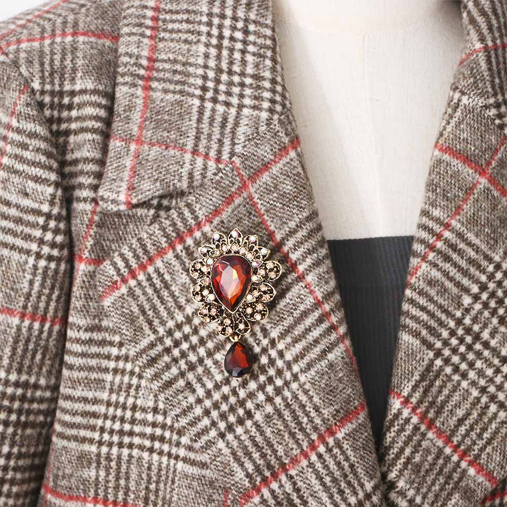 Clothing Elegant For Women Crystal Unisex Dress Jewelry Fashion Accessories Corsage Brooch Pins