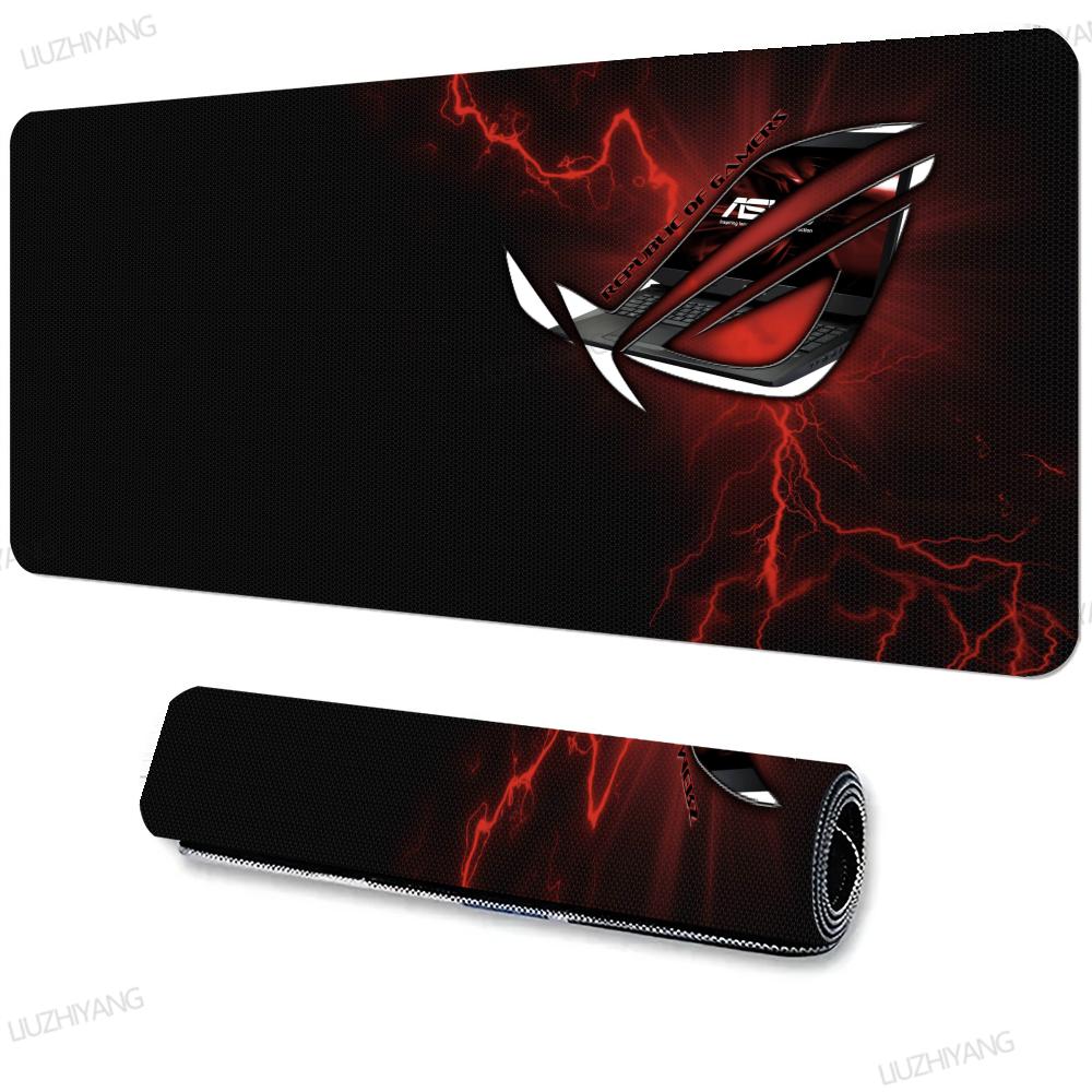 Cool Black Game Player Mousepad XXL Large Home Desk Protector Mat Washable Desktop Mouse Pad Anti-slip Rubber Long Table Mats
