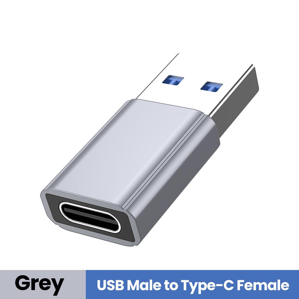 OTG-адаптер Type C на USB A, USB 3.1 на Type C Female, для быстрой зарядки и передачи данных, для iPhone 17 15 16 Samsung PC 3