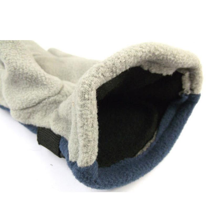 Зимние теплые флисовые толстые перчатки на полный палец для катания на лыжах на открытом воздухе, езды на велосипеде